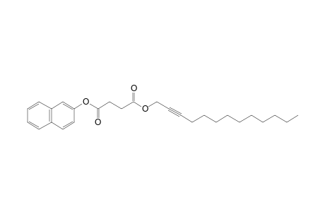 Succinic acid, tridec-2-yn-1-yl 2-naphthyl ester