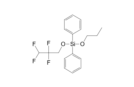 Silane, diphenylpropoxy(2,2,3,3-tetrafluoropropoxy)-