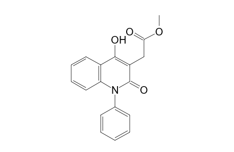 1,2-Dihydro-4-hydroxy-2-oxo-1-phenyl-3-quinolineacetic acid, methyl ester