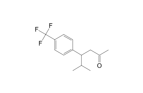 5-Methyl-4-[4-(trifluoromethyl)phenyl]-2-hexanone