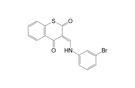(3E)-3-[(3-bromoanilino)methylene]thiochroman-2,4-quinone
