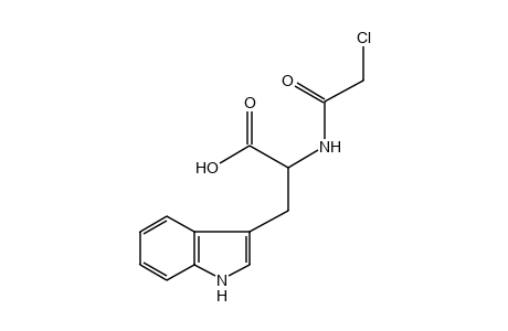 N-(chloroacetyl)-D,L-tryptophan