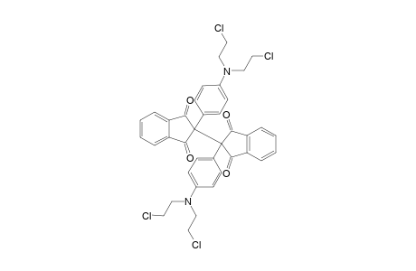 2,2'-bis[{4'-[N.N-bis(Chloroethyl)amino]phenyl}-1,3-dioxobenzocyclopentyl]