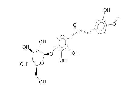 4-METHOXY-3,2',3'-TRIHYDROXYCHALCONE-4'-O-BETA-D-GLUCOPYRANOSIDE