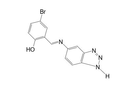 2-[N-(1H-benzotriazol-5-yl)formimidoyl]-4-bromophenol