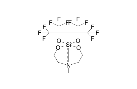 9-METHYL-2,2,3,3-TETRAKIS(TRIFLUOROMETHYL)-1,4,6,12-TETRAOXA-9-AZA-5-SILASPIRO[7.4]DODECANE