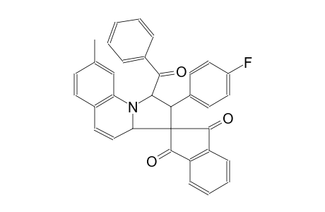 (1'R,2'R)-1'-benzoyl-2'-(4-fluorophenyl)-8'-methyl-2',3a'-dihydro-1'H-spiro[indene-2,3'-pyrrolo[1,2-a]quinoline]-1,3-dione