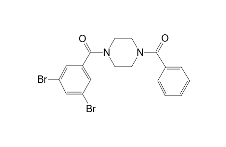 1-Benzoyl-4-(3,5-dibromobenzoyl)piperazine