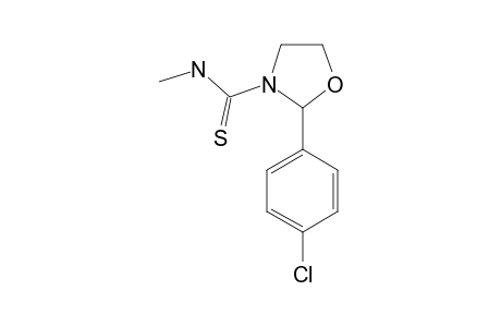 2-(p-chlorophenyl)-N-methylthio-3-oxazolidinecarboxamide