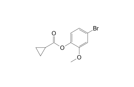 Cyclopropanecarboxylic acid, 2-methoxy-4-bromophenyl ester