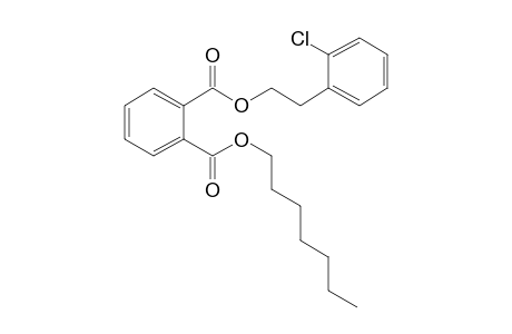 Phthalic acid, 2-(2-chlorophenyl)ethyl heptyl ester