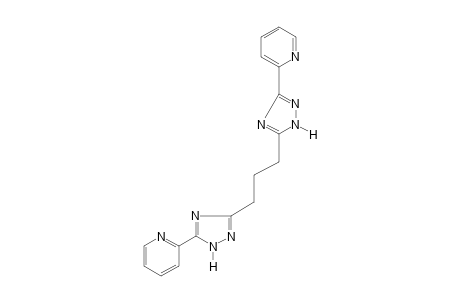 3-(2-pyridyl)-5-{3-[5-(2-pyridyl)-s-triazol-3-yl]propyl}-s-triazole