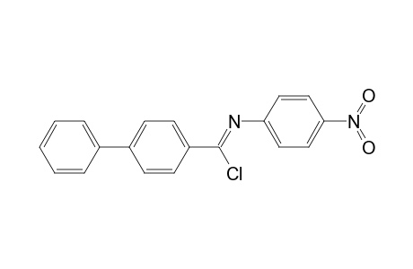 [1,1'-Biphenyl]-4-carboximidoyl chloride, N-(4-nitrophenyl)-