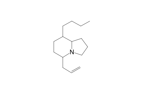 8-Butyl-5-(2'-propen-1'-yl)indolizidine