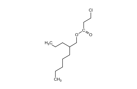 1-HEPTANOL, 2-PROPYL-, 3-CHLORO- PROPIONATE