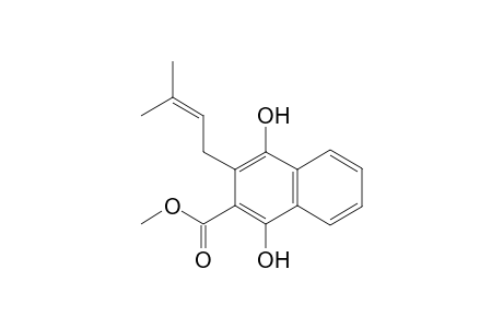 Methyl 1,4-dihydroxy-3-(3-methyl-2-butenyl)-2-naphthoate