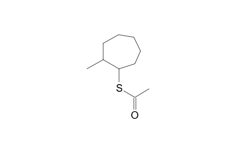 Cycloheptanethiol, 2-methyl-, acetate