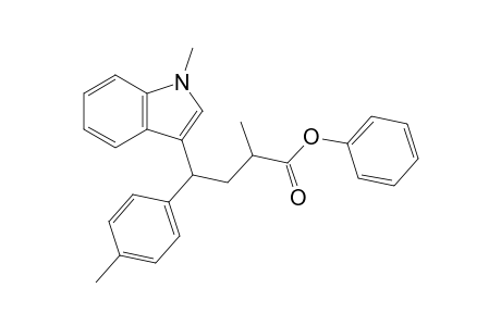 phenyl 2-methyl-4-(1-methyl-1H-indol-3-yl)-4-p-tolylbutanoate