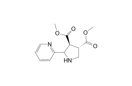 2-(2-pyridyl)-3,4-trans-di(methoxycarbonyl)pyrrolidine