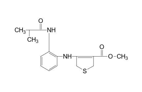 2,5-dihydro-4-(o-isobutyramidoanilino)-3-thiophenecarboxylic acid, methyl ester