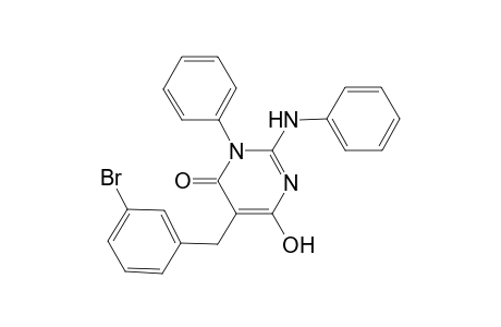 2-Anilino-5-(3-bromobenzyl)-6-hydroxy-3-phenyl-4(3H)-pyrimidinone