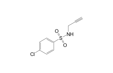 p-chloro-N-(2-propynyl)benzenesulfonamide