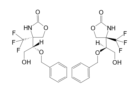(4S)-4-[(1S)-1-Benzyloxy-2-hydroxyethyl)]-4-trifluoromethyloxazidine-2-one dimer