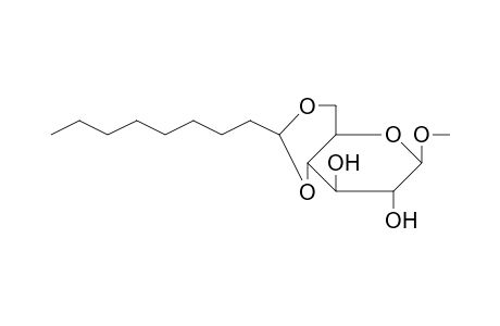 .alpha.-D-Galactopyranoside, 1-O-methyl-4,6-O-nonylidene-