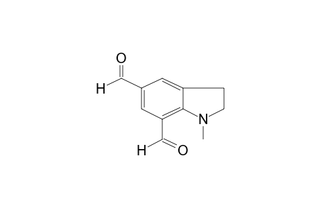 1-Methyl-5,7-indolinedicarbaldehyde