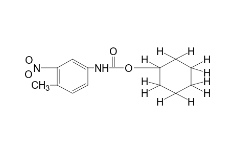 4-methyl-3-nitrocarbanilic acid, cyclohexyl ester