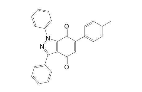 1,3-Diphenyl-6-(p-tolyl)indazole-4,7-dione