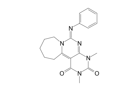 9,11-DIMETHYL-7-PHENYLIMINOPYRIMIDO-[4',5':4,5]-PYRIMIDO-[6,1-A]-AZEPIN-10,12-(9H,11H)-DIONE