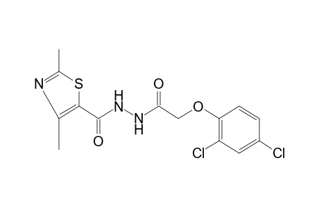 1-[(2,4-dichlorophenoxy)acetyl]-2-[(2,4-dimethyl-5-thiazolyl)carbonyl]hydrazine