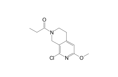 1-Chloro-3-methoxy-7-(1-oxopropyl)-5,6,7,8-tetrahydro-2,7-naphthrridine