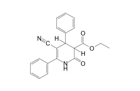 5-cyano-4,6-diphenyl-2-oxo-1,2,3,4-tetrahydronicotinic acid, ethyl ester