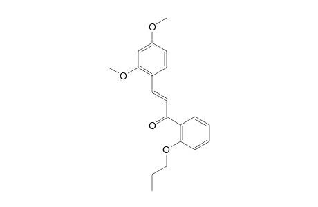 2,4-Dimethoxy-2'-(N-propyl)oxychalcone (isomer 2)