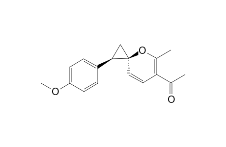 1-((1R,3S)-1-(4-methoxyphenyl)-5-methyl-4-oxaspiro[2.5]octa-5,7-dien-6-yl)ethanone