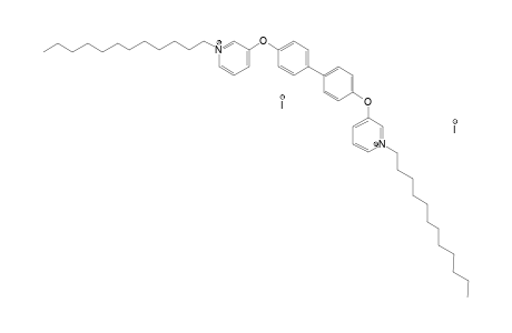 3,3'-[biphenyl-4,4'-diylbis(oxy)]bis(1-dodecylpyridinium) diiodide