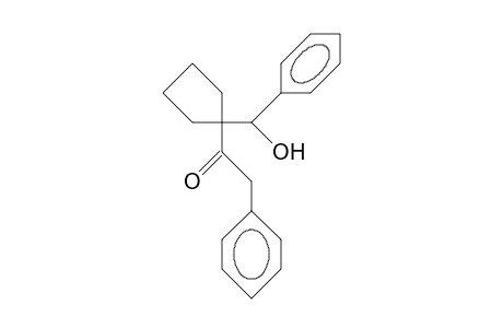 1-(1-[Hydroxy(phenyl)methyl]cyclopentyl)-2-phenylethanone