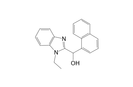 (1-ethyl-1H-benzimidazol-2-yl)(1-naphthyl)methanol