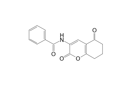 N-(2,5-DIOXO-5,6,7,8-TETRAHYDRO-2H-1-BENZOPYRAN-3-YL)BENZAMIDE