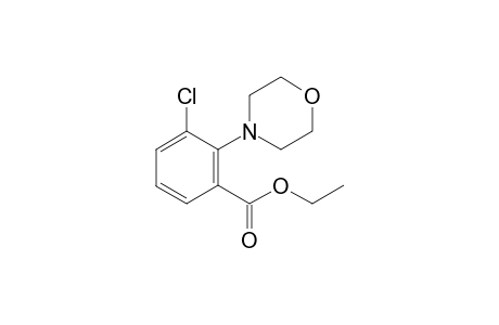 Ethyl 3-chloro-2-morpholinobenzoate