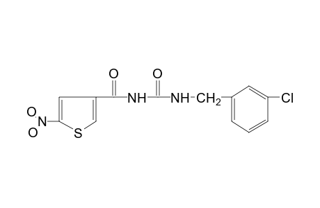 1-(m-chlorobenzyl)-3-(5-nitro-3-thenoyl)urea