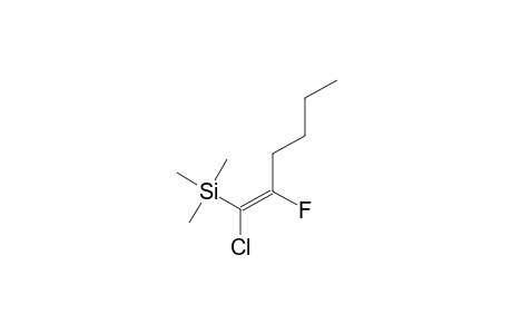 (Z)-1-Chloro-2-fluoro-1-(trimethylsilyl)-1-hexene