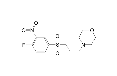 4-(3-[(4-Fluoro-3-nitrophenyl)sulfonyl]propyl)morpholine