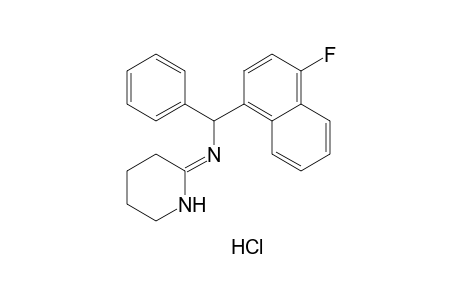 2-{[α-(4-fluoro-1-naphthyl)benzyl]imino}piperidine, monohydrochloride