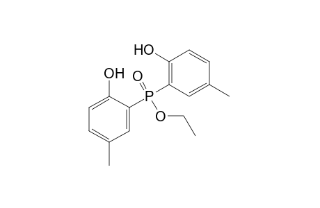 bis(6-hydroxy-m-tolyl)phosphinic acid, ethyl ester