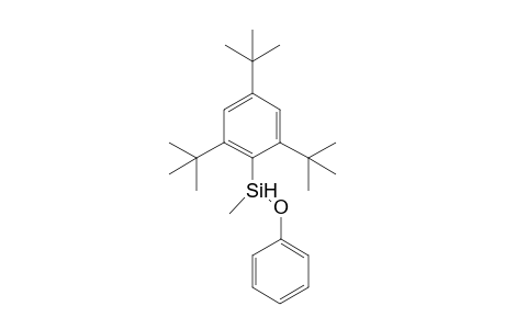 Methyl-phenoxy-(2,4,6-tri-tert.butylphenyl)-silane