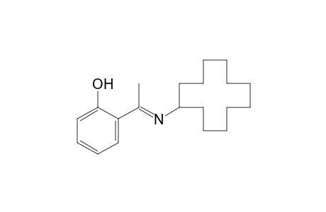 o-(N-cyclododecylacetimidoyl)phenol