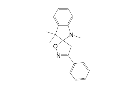 3'-phenyl-1,3,3-trimethylspiro[indoline-2,5'-[2]isoxazoline]